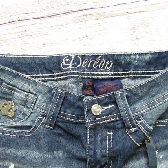 NWT Dereon Beyonce Decorated Bermudas 5/6 - Picture 3 of 5